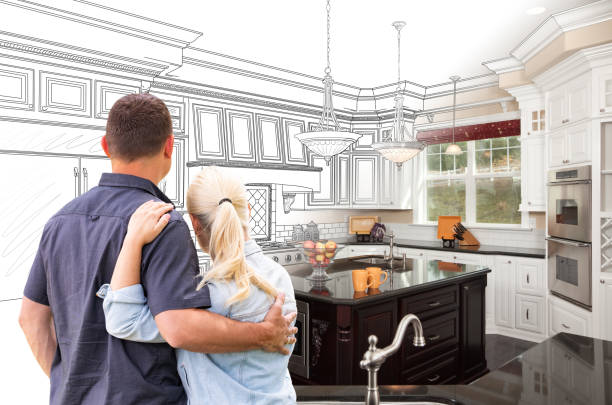 Custom kitchen cabinets installed in a Grapevine home